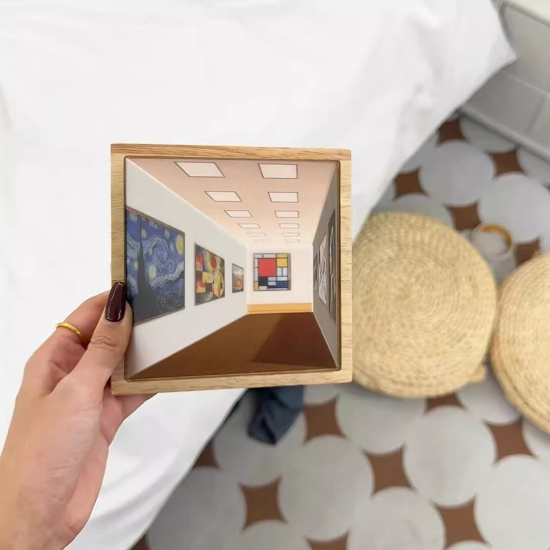 3D Printing Lamp - ของเล่นตลก ของขวัญ โคมไฟติดผนังไม้ 3 มิติ ภาพสามมิติแบบมองเห็นได้ด้วยตาเปล่า