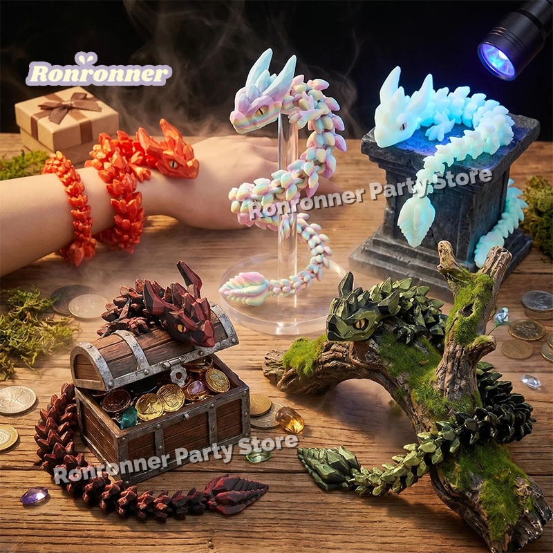 3D Printing Lamp - โมเดลพิมพ์ 3 มิติ รูปมังกร ขนาด 30