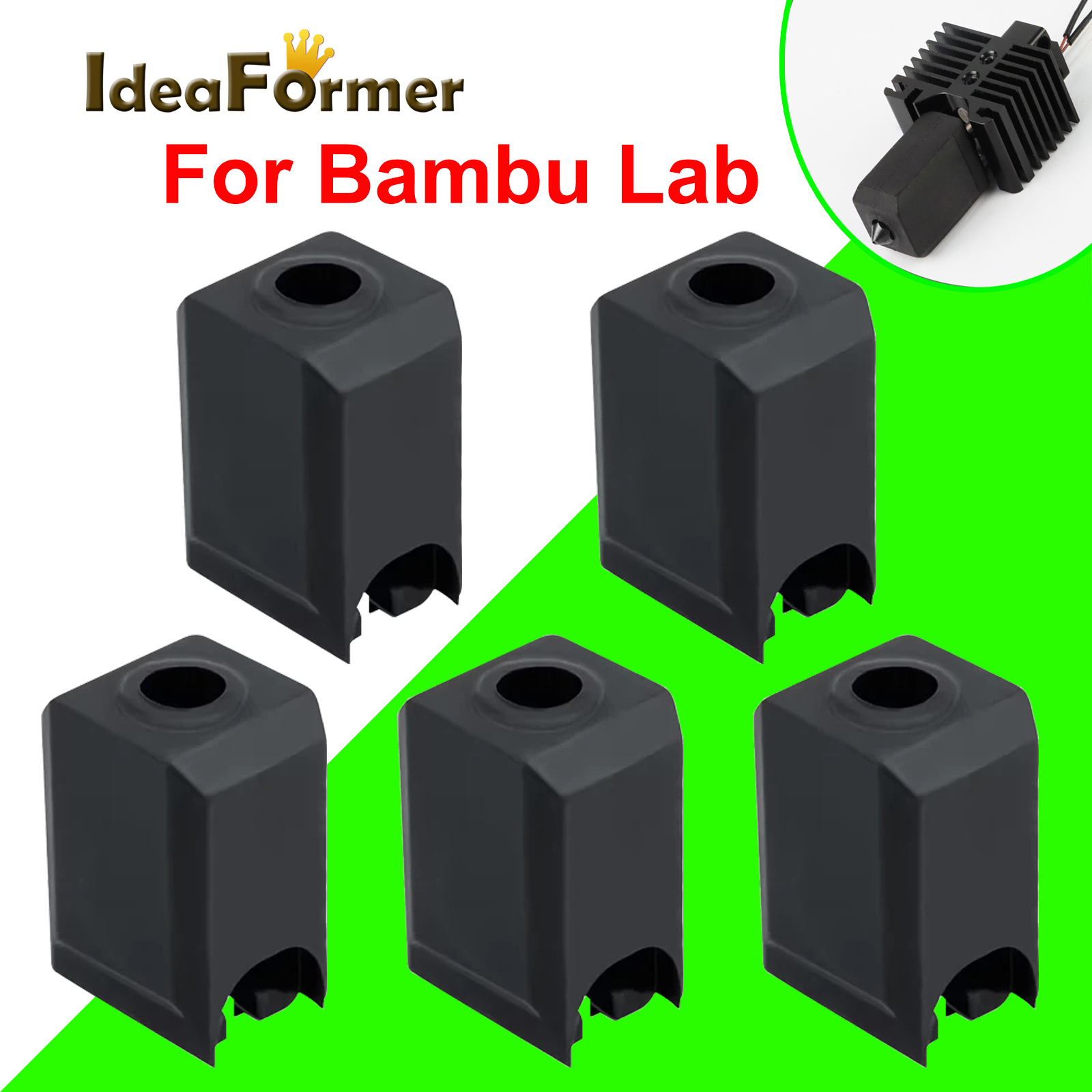 3D Printing Bambu Lab A1 - ถุงเท้าซิลิโคนสําหรับ Bambu Lab X1 X1C P1P