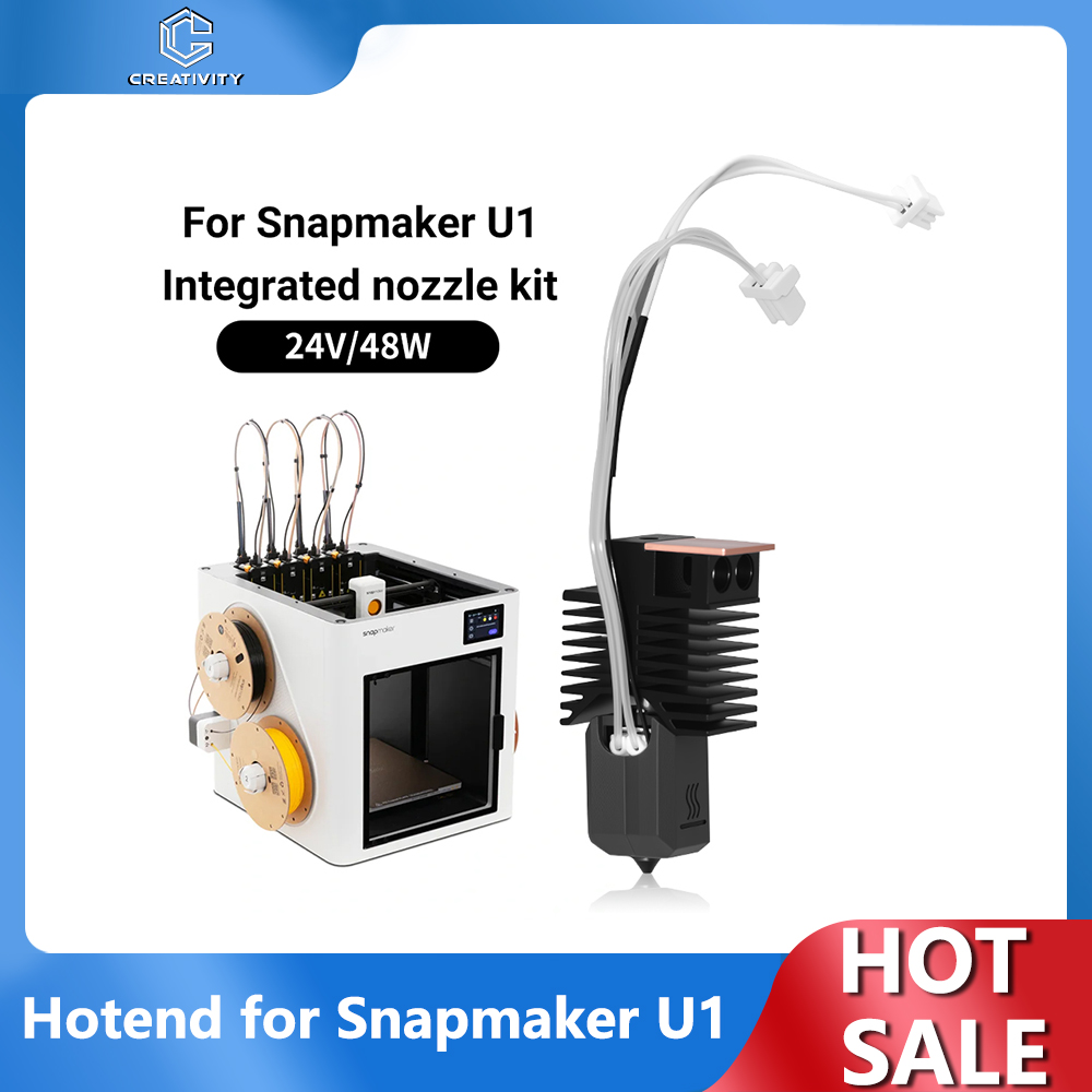 3D Printing Output - 0.2/0.4/0.6/0.8 มม. ฮอทเอนด์สำหรับ Snapmaker U1 ชุดฮอทเอนด์ประกอบสำเร็จพร้อมใช้งาน