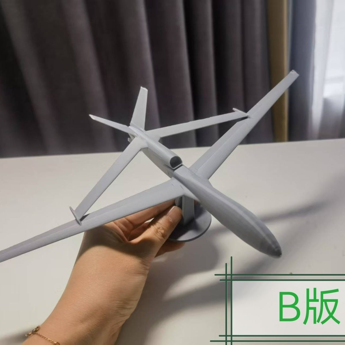 3D Printing Uav - โมเดลเครื่องบินไร้คนขับ WZ-7 สำหรับการลาดตระเวนและการโจมตี ความสูงสูง บินได้นาน ของกองทัพอากาศจีน