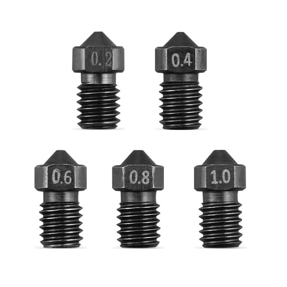 3D Printing Steel - 1/2/5PCS E3D V6 Extruderเหล็กชุบแข็งหัวฉีดหัวพิมพ์สําหรับPrusa i3 MK3