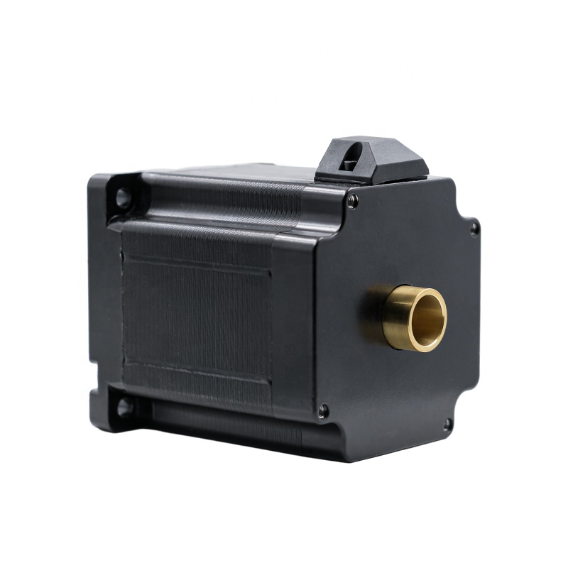 Stepper Motor - 86J1898-460-20-2020-01 มอเตอร์สเต็ปเปอร์ Nema34 แบบเพลากลวง แรงบิดสูง สำหรับงาน