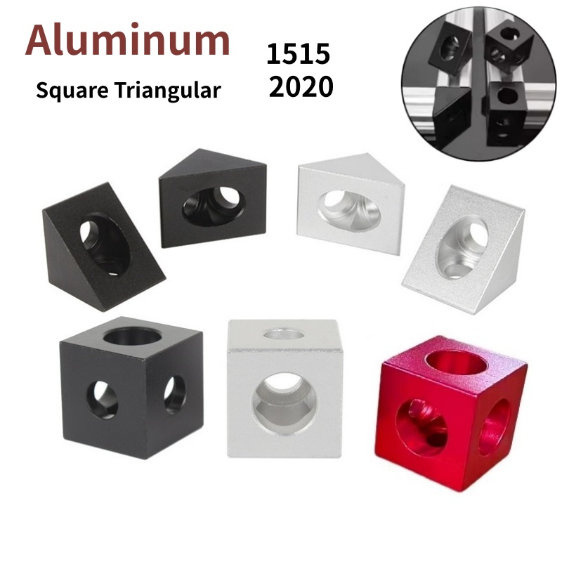 3D Printing Aluminium - 4 ชิ้น อลูมิเนียม V-Slot Block Cube