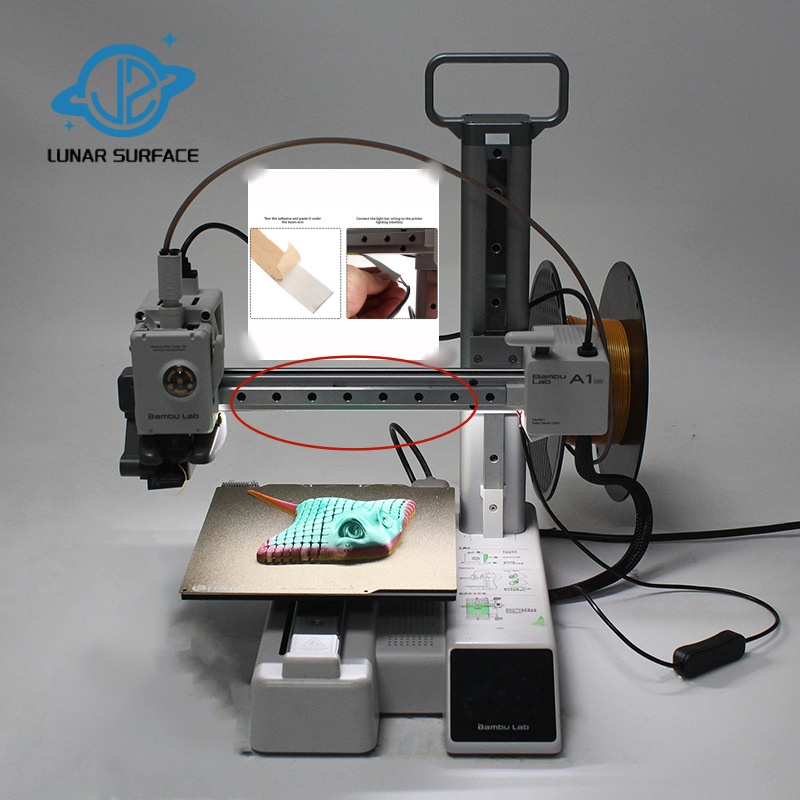 แถบไฟ LED สว่างสำหรับพื้นผิวดว - 3D Printing Bambu Lab A1 บทวิจารณ์และราคา