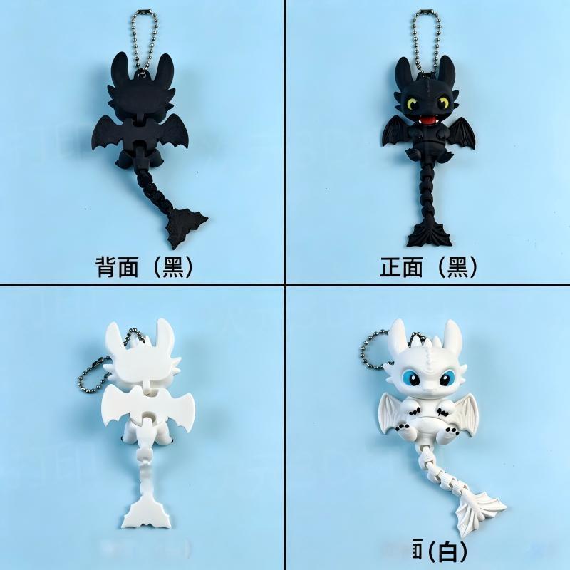 พวงกุญแจมังกรไร้ฟัน พิมพ์ 3 มิ - 3D Printing Dragon บทวิจารณ์และราคา