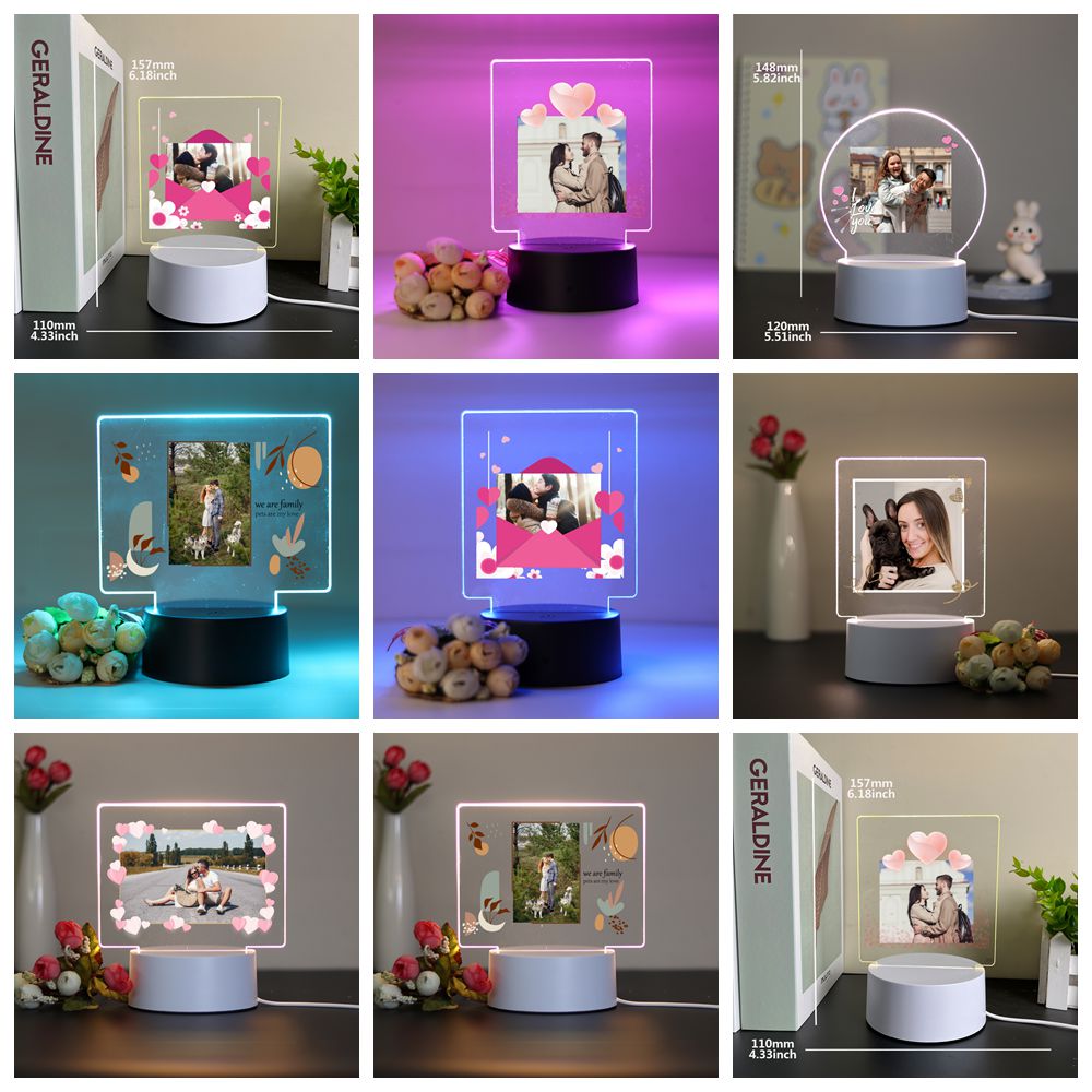 1 ชิ้นปรับแต่งภาพที่กําหนดเองค - 3D Printing Lamp บทวิจารณ์และราคา