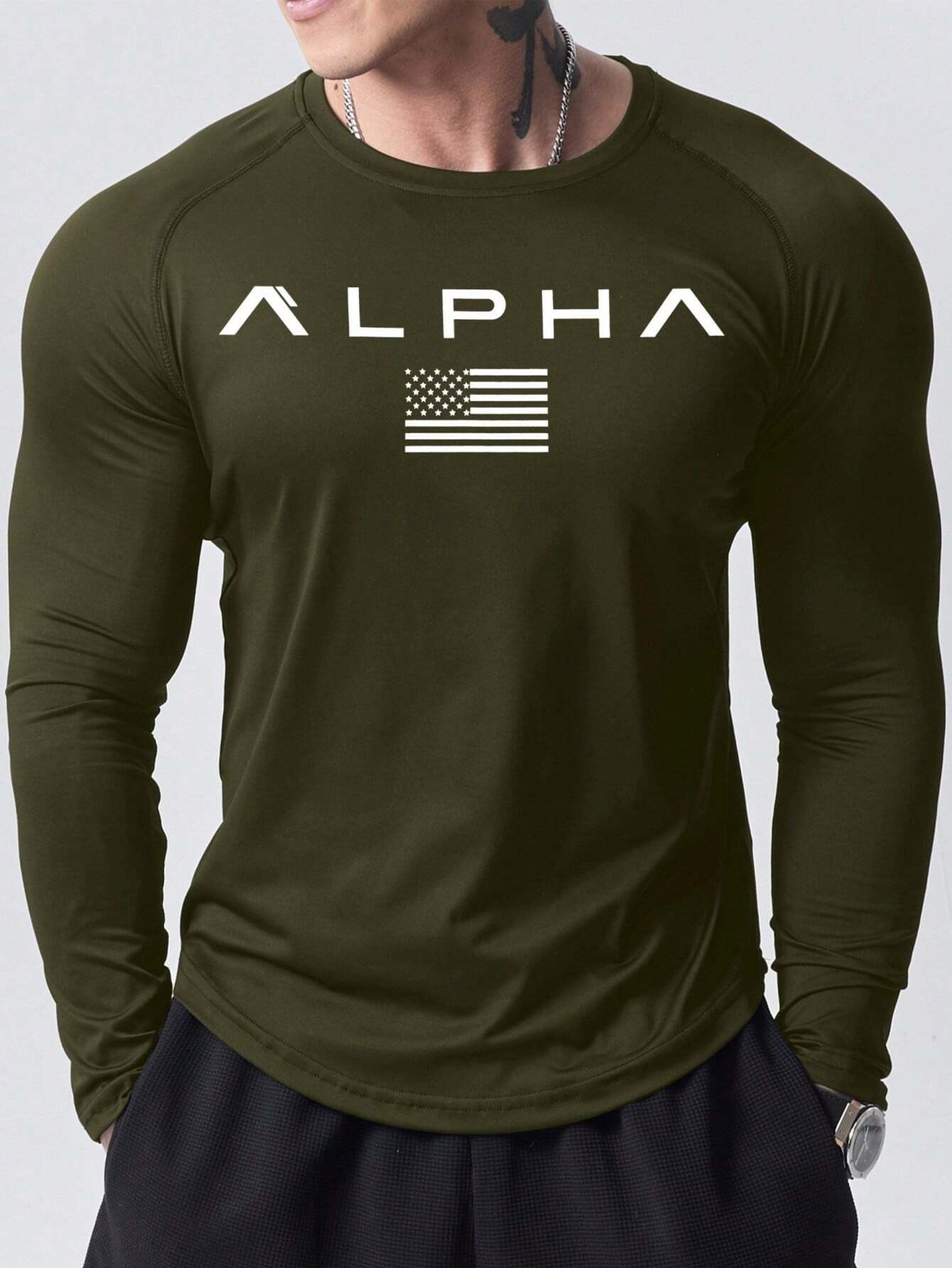 เสื้อยืดแขนยาวผู้ชายรุ่นใหม่สำ - 3D Printing Kpop บทวิจารณ์และราคา
