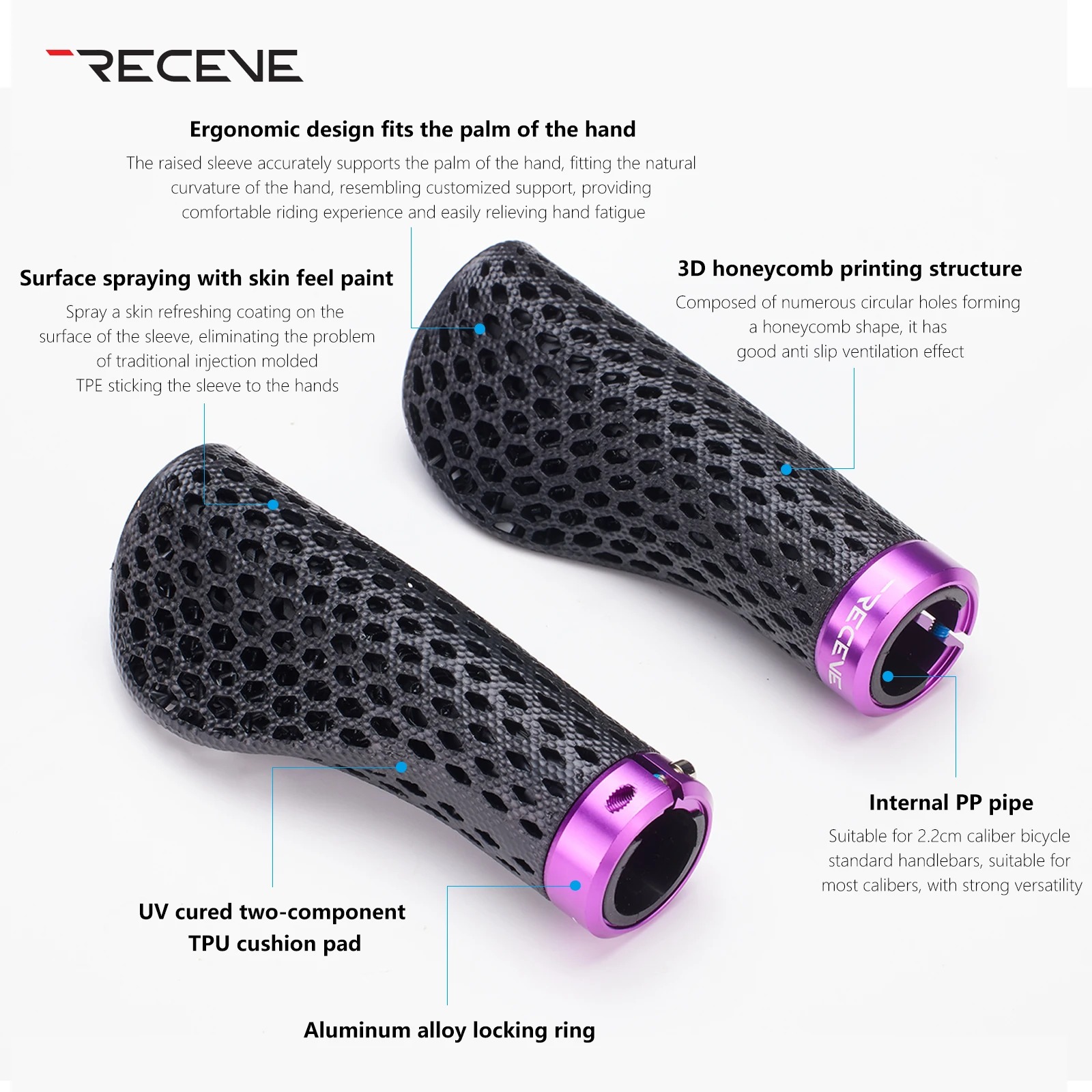 RECEVE ที่จับจักรยานแบบพับได้, - 3D Printing Aluminium บทวิจารณ์และราคา