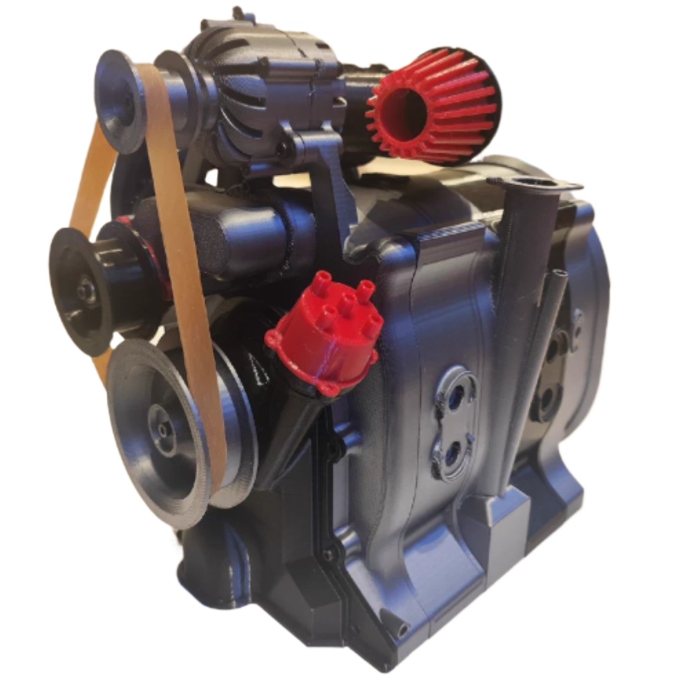 แบบจำลองเครื่องยนต์โรเตอร์คู่  - 3D Printing Operator บทวิจารณ์และราคา