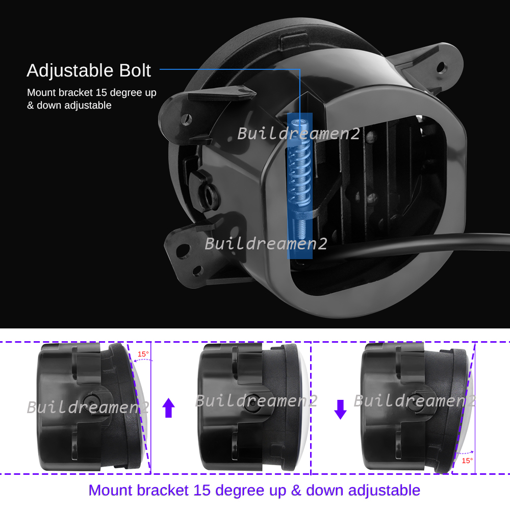 ไฟตัดหมอก LED Canbus สำหรับรถย - 3D Printing Lamp บทวิจารณ์และราคา