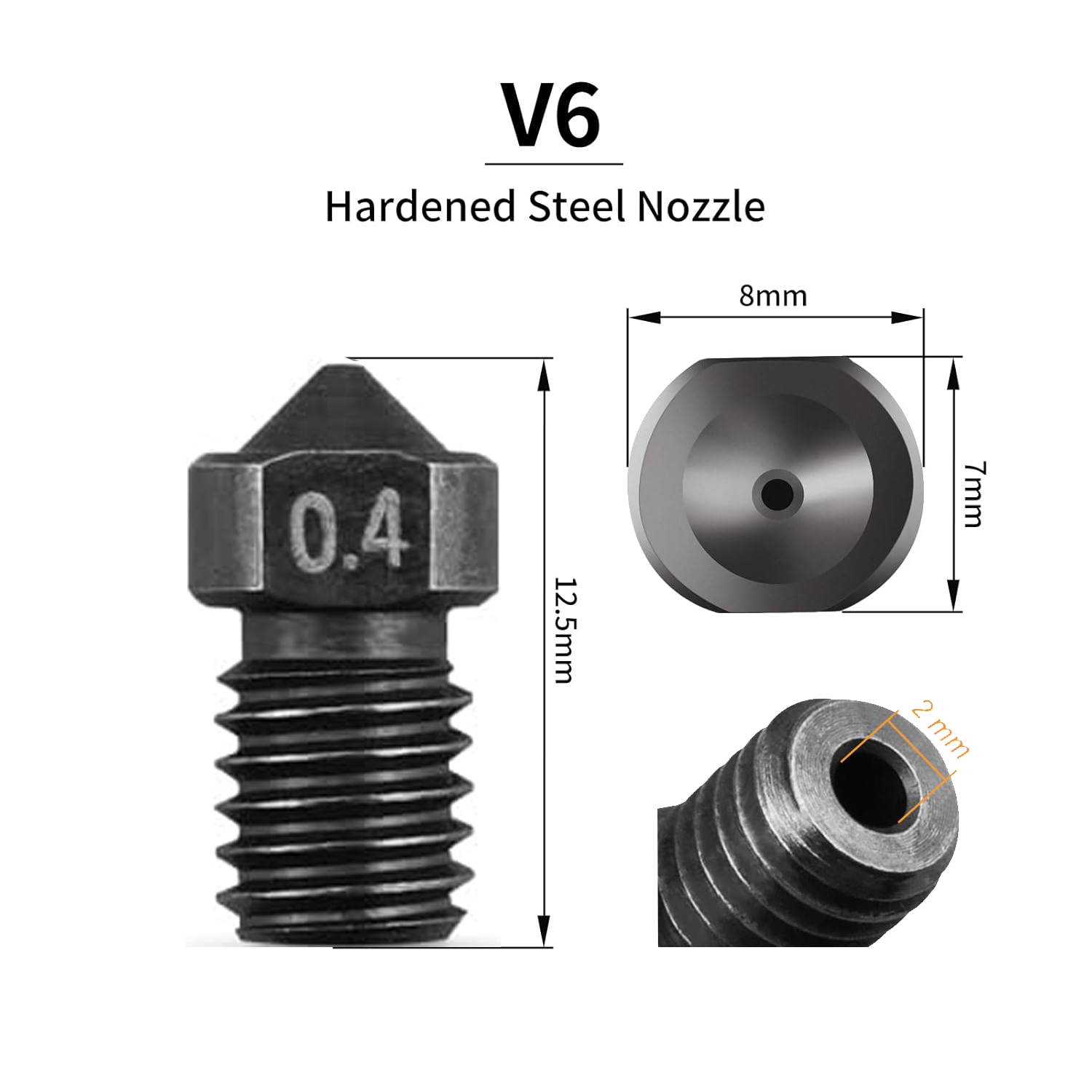 1/2/5PCS E3D V6 Extruderเหล็กช - 3D Printing Steel บทวิจารณ์และราคา