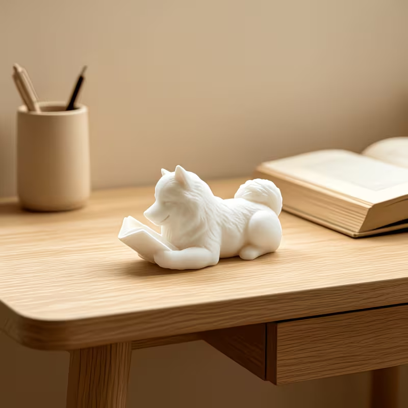รูปปั้นตกแต่งสุนัขพันธุ์ซามอยด - 3D Printing Enthusiast บทวิจารณ์และราคา