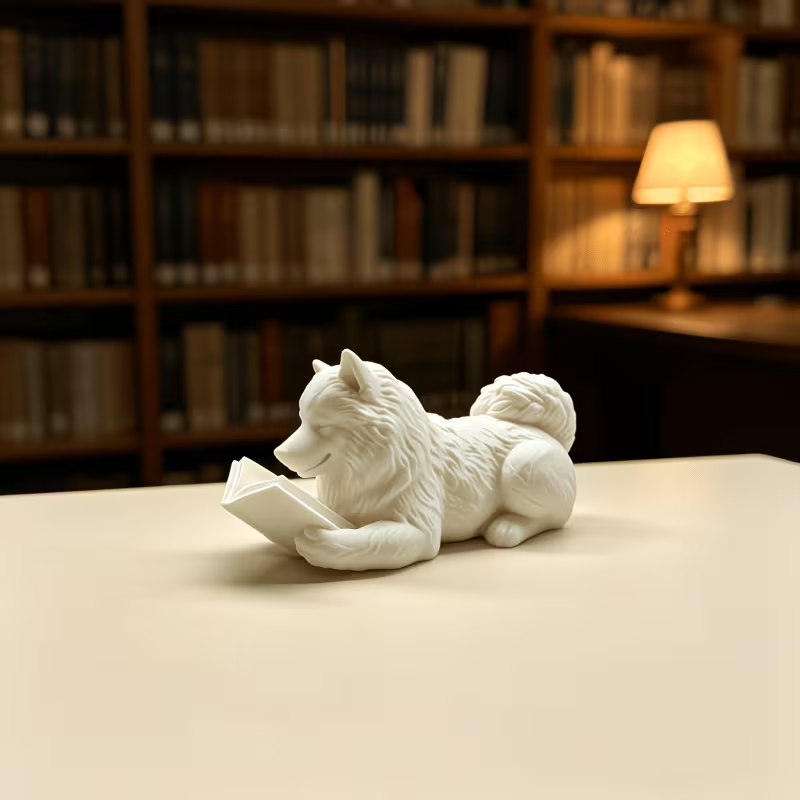 รูปปั้นตกแต่งสุนัขพันธุ์ซามอยด - 3D Printing Enthusiast บทวิจารณ์และราคา