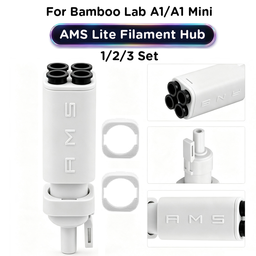 ฮับเส้นใย AMS Lite สำหรับเครื่ - 3D Printing Bambu Lab A1 บทวิจารณ์และราคา