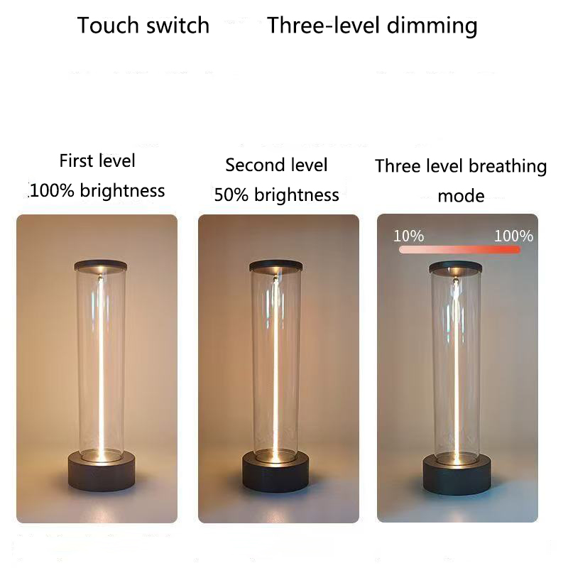 โคมไฟตั้งโต๊ะ LED แบบพกพาไร้สา - 3D Printing Lamp บทวิจารณ์และราคา