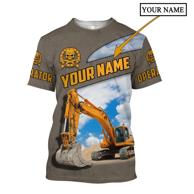 เสื้อยืดผู้ชายลายพิมพ์ 3D แบบก - 3D Printing Operator บทวิจารณ์และราคา