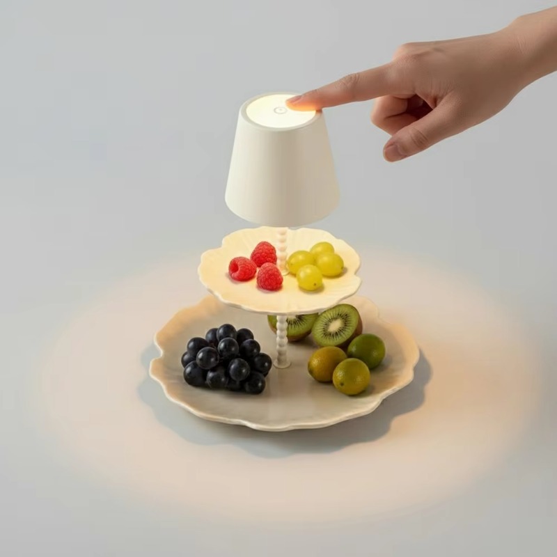 โคมไฟตั้งโต๊ะแผงลายดอกไม้เคลือ - 3D Printing Lamp บทวิจารณ์และราคา
