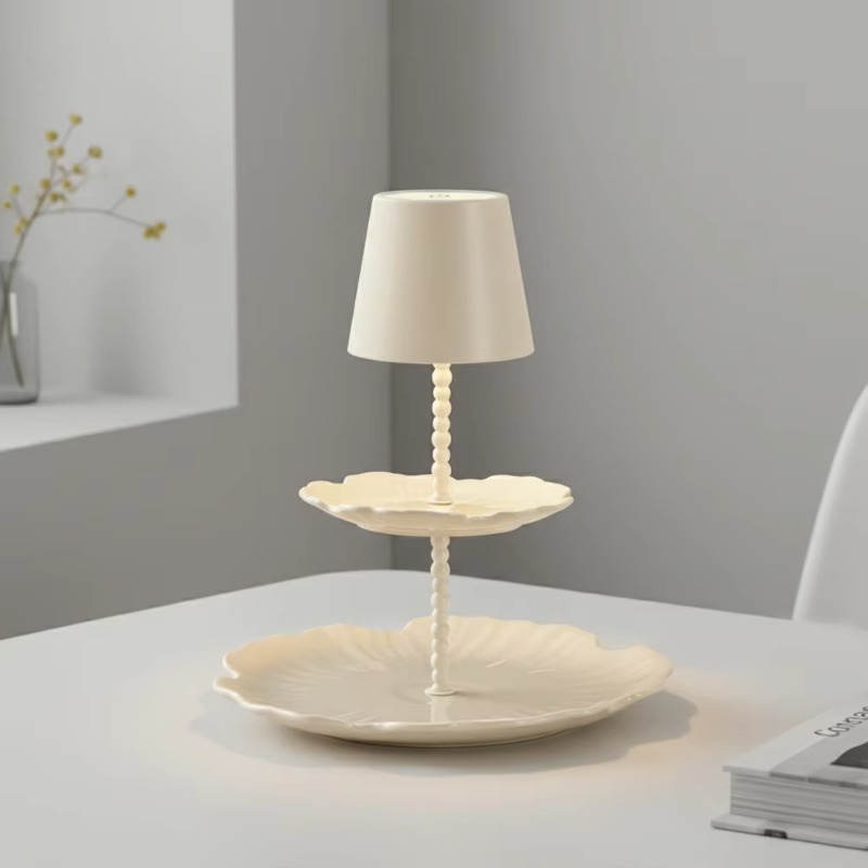 โคมไฟตั้งโต๊ะแผงลายดอกไม้เคลือ - 3D Printing Lamp บทวิจารณ์และราคา