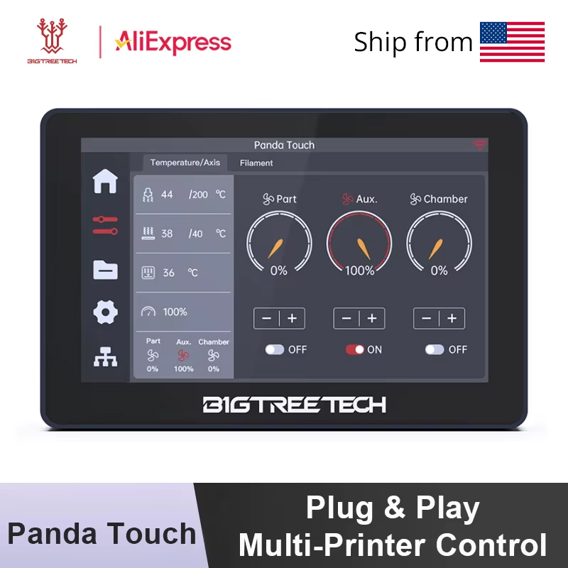 หน้าจอสัมผัส BIGTREETECH Panda - 3D Printing Output บทวิจารณ์และราคา