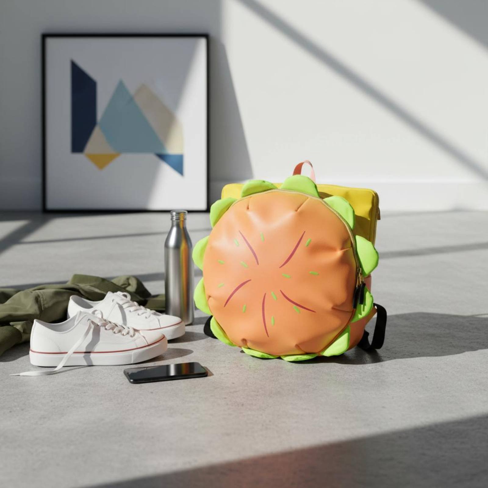 กระเป๋าเป้สะพายหลังลายแฮมเบอร์ - 3D Printing Design บทวิจารณ์และราคา