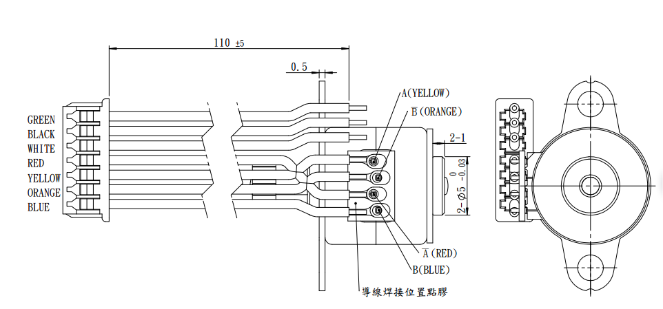 10 มม. 5V DC 2 เฟส 18 °   มอเต - Stepper Motor บทวิจารณ์และราคา