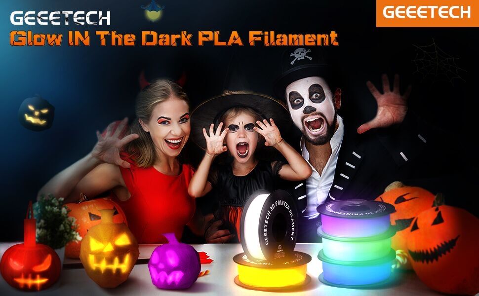 GEEETECH Glow PLA 1.75 มม. 1 ก - 3D Printing Warehouse บทวิจารณ์และราคา