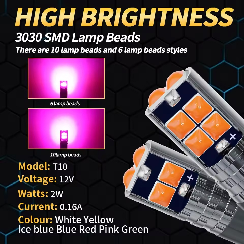 หลอดไฟ LED รถยนต์ 4 ชิ้น รุ่น  - 3D Printing Lamp บทวิจารณ์และราคา