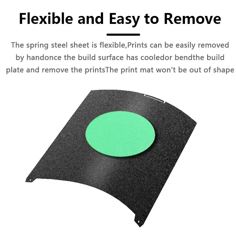 แผ่นสร้างแบบ PEI สีดำแบบด้าน ข - 3D Printing Steel บทวิจารณ์และราคา