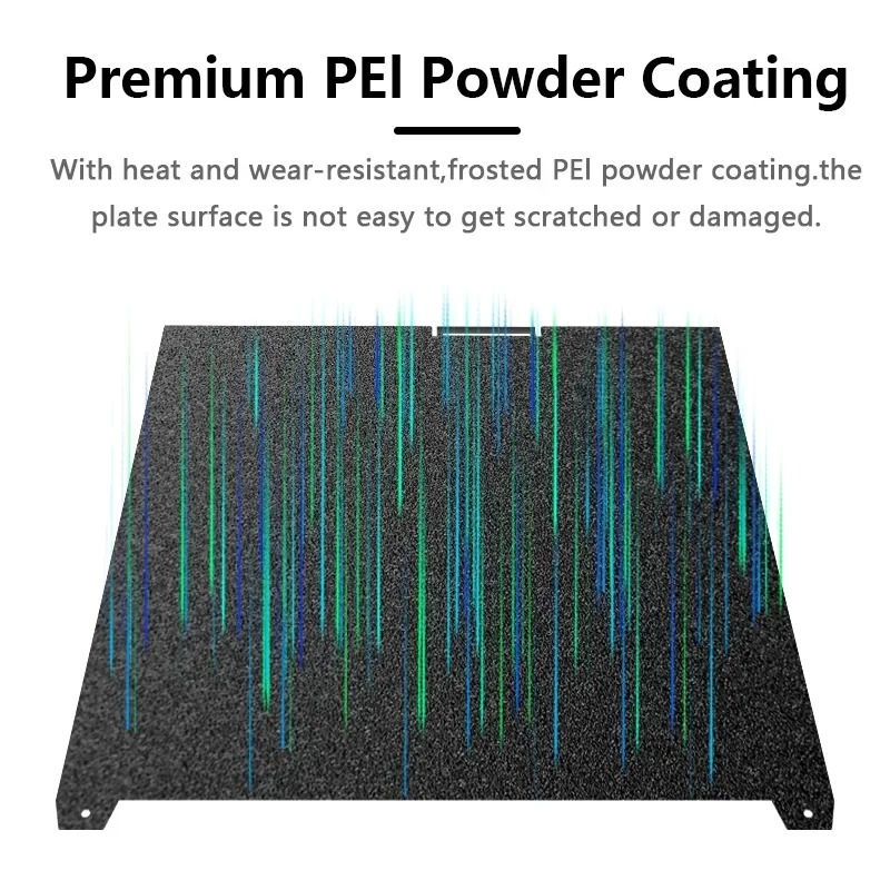 แผ่นสร้างแบบ PEI สีดำแบบด้าน ข - 3D Printing Steel บทวิจารณ์และราคา